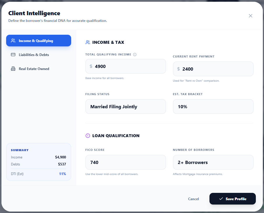 Client Intelligence Platform