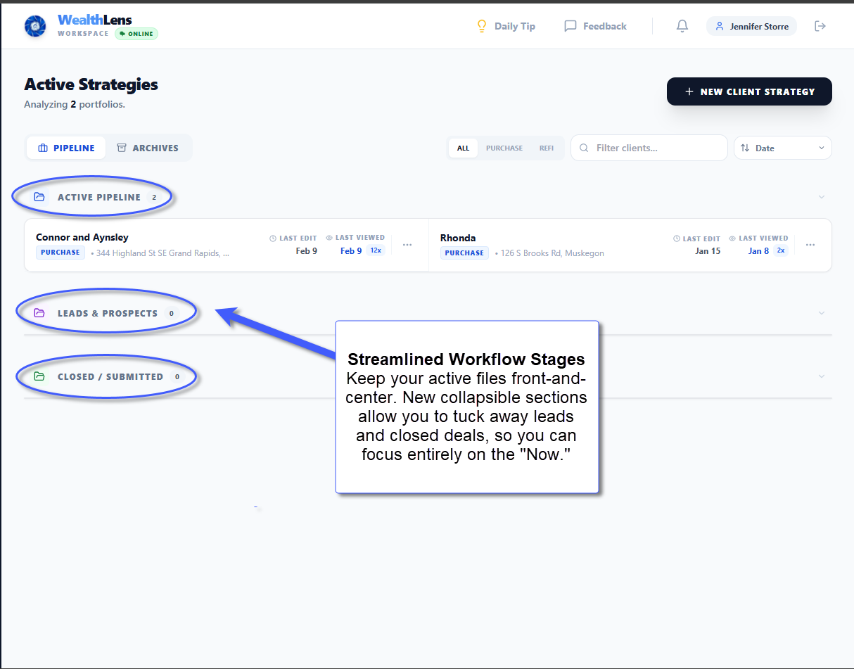 Redesigned Portfolio Dashboard - Image 1