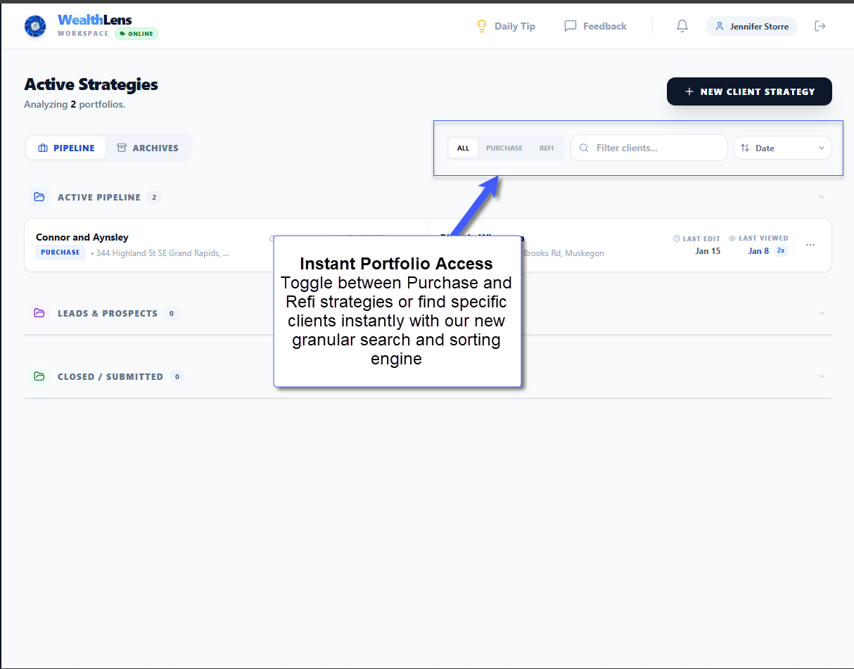 Redesigned Portfolio Dashboard - Image 2